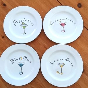 Pottery Barn cocktail plates